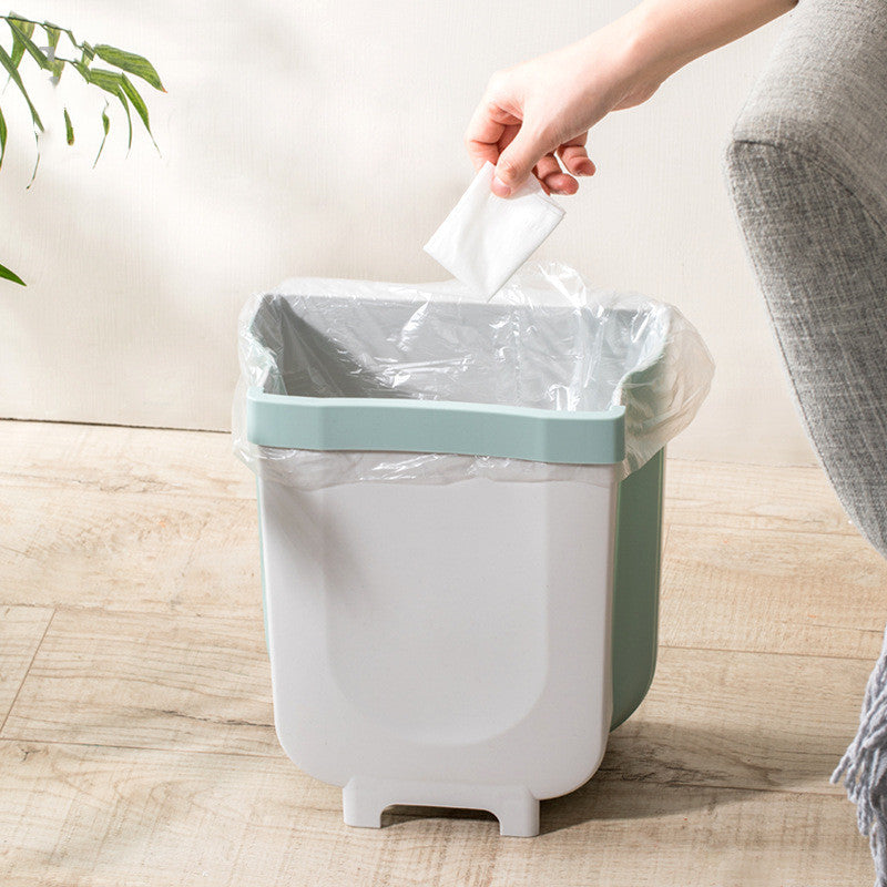 Foldable Cabinet Door Trash Bin