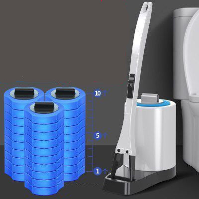 Disposable Toilet Cleaning Brush Set