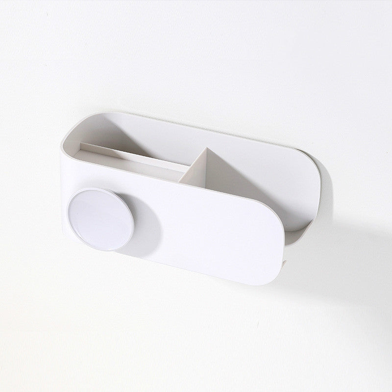 Wall-Mounted Bathroom Organizer Rack