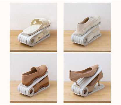 Double-Layer Adjustable Shoe Storage Rack