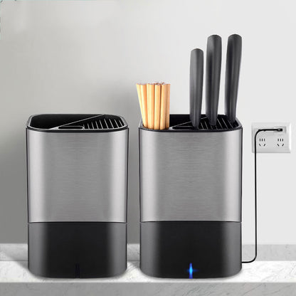 2-in-1 Smart Ozone Disinfection Knife Holder