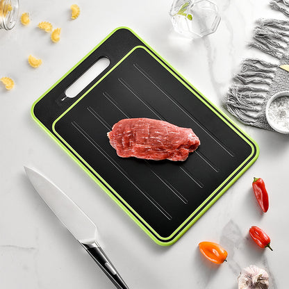 Dual-Function Defrosting Cutting Board