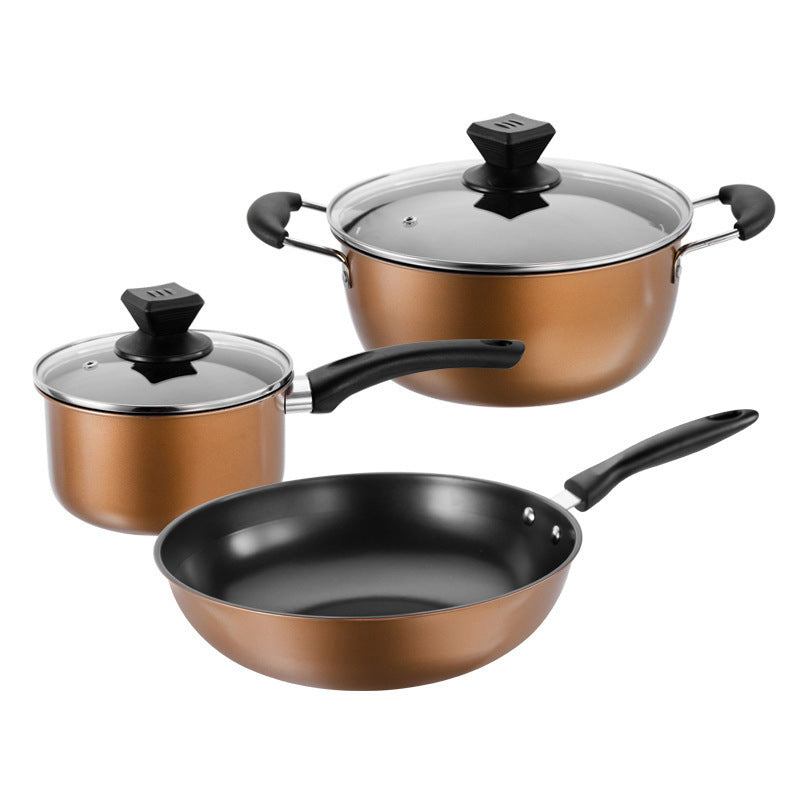 Cast Iron Cookware Pot Set