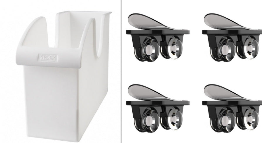 Kitchen Pot Lid & Storage Box with Pulley