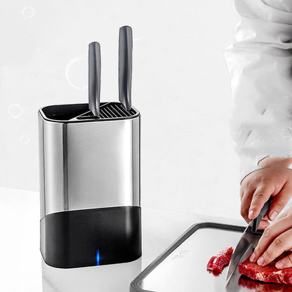 2-in-1 Smart Ozone Disinfection Knife Holder