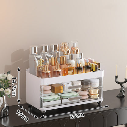 4-Tier Makeup & Skincare Organizer with Drawers