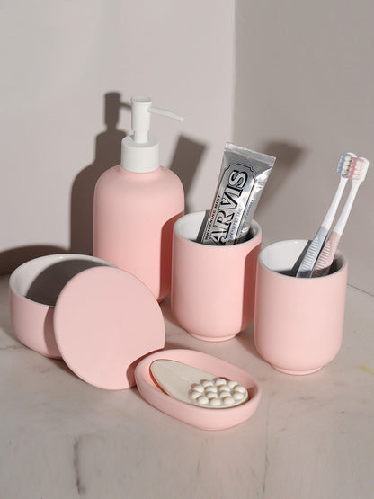 Ceramic Bathroom Accessory Set