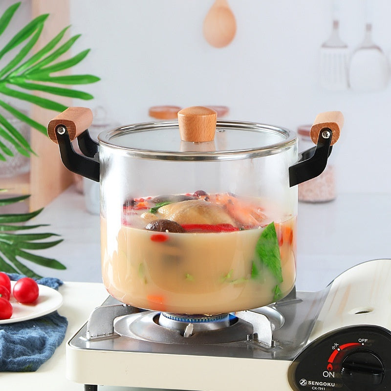 Borosilicate Glass Cook Pot