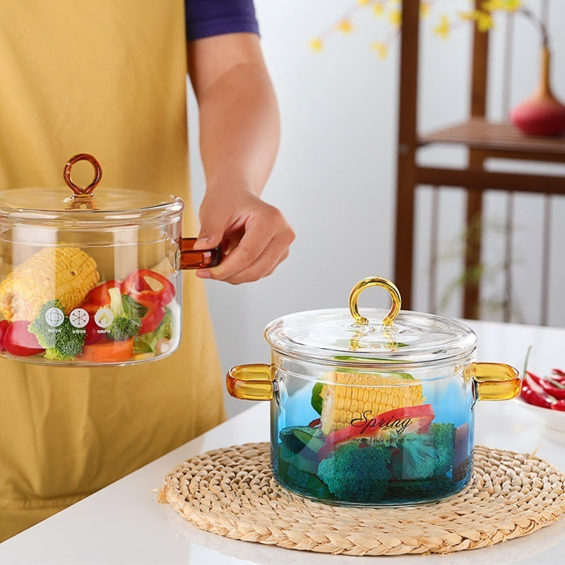Borosilicate Glass Cooking Pot
