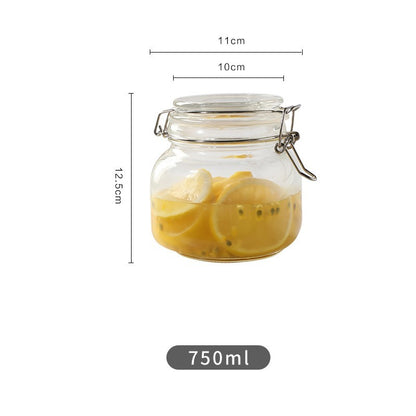 CrystalLock Glass Storage Jar