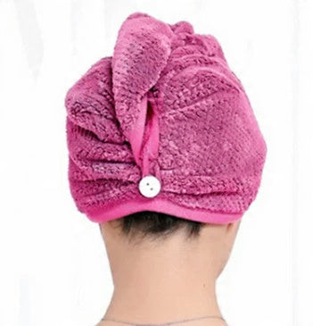 Microfiber Hair Drying Towel Hat
