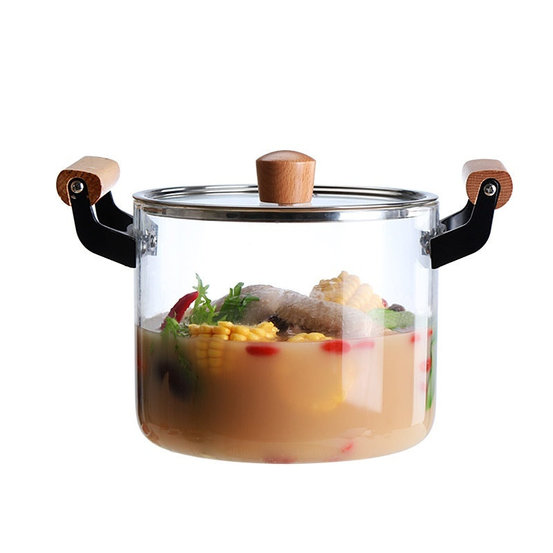 Borosilicate Glass Cook Pot