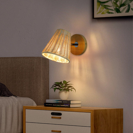 Rattan Wall Lamp