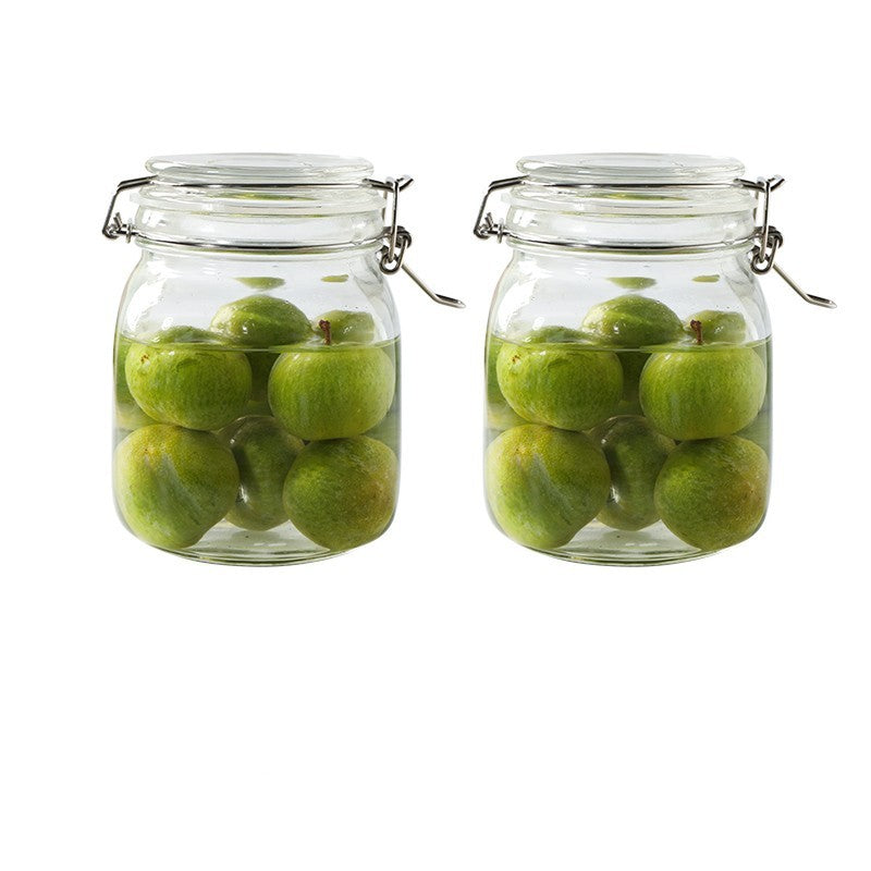 CrystalLock Glass Storage Jar