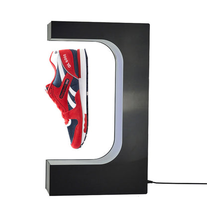 E-Type Magnetic Suspension Shoe Display Rack