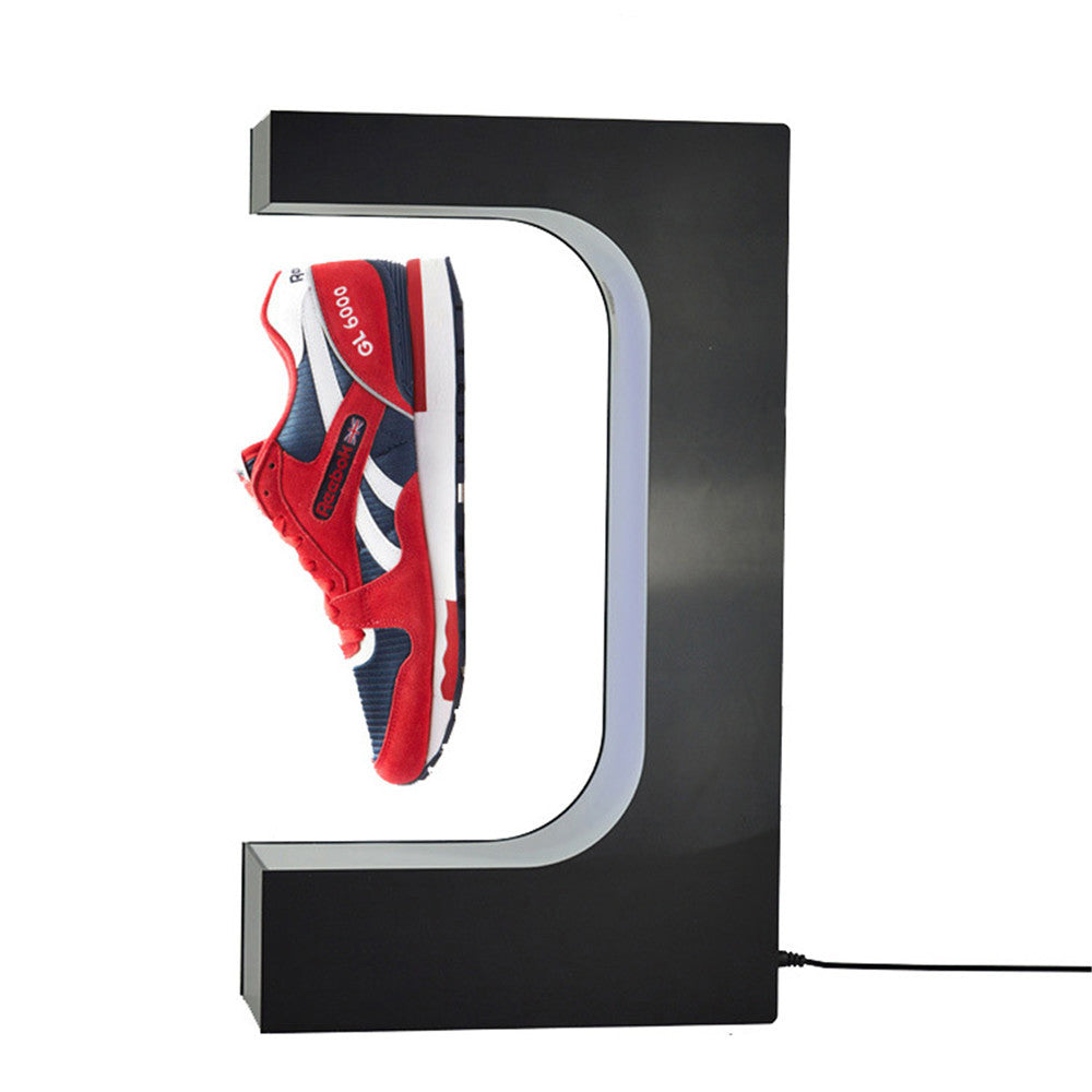 E-Type Magnetic Suspension Shoe Display Rack