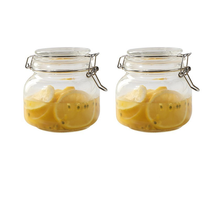 CrystalLock Glass Storage Jar