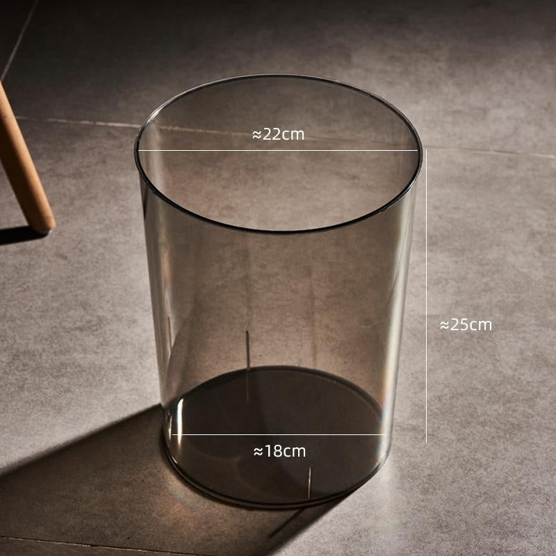 Household Transparent Trash Bin
