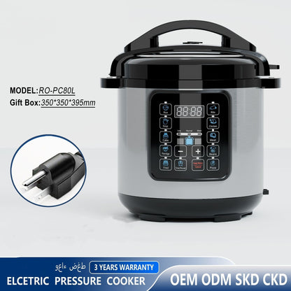 8L Smart Electric Pressure Cooker