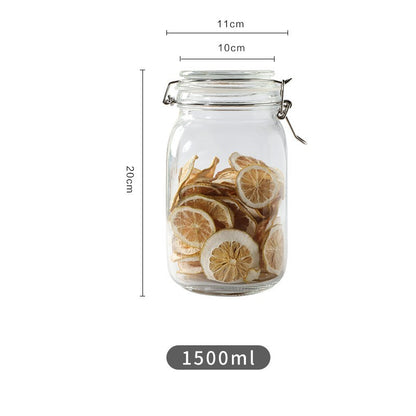 CrystalLock Glass Storage Jar