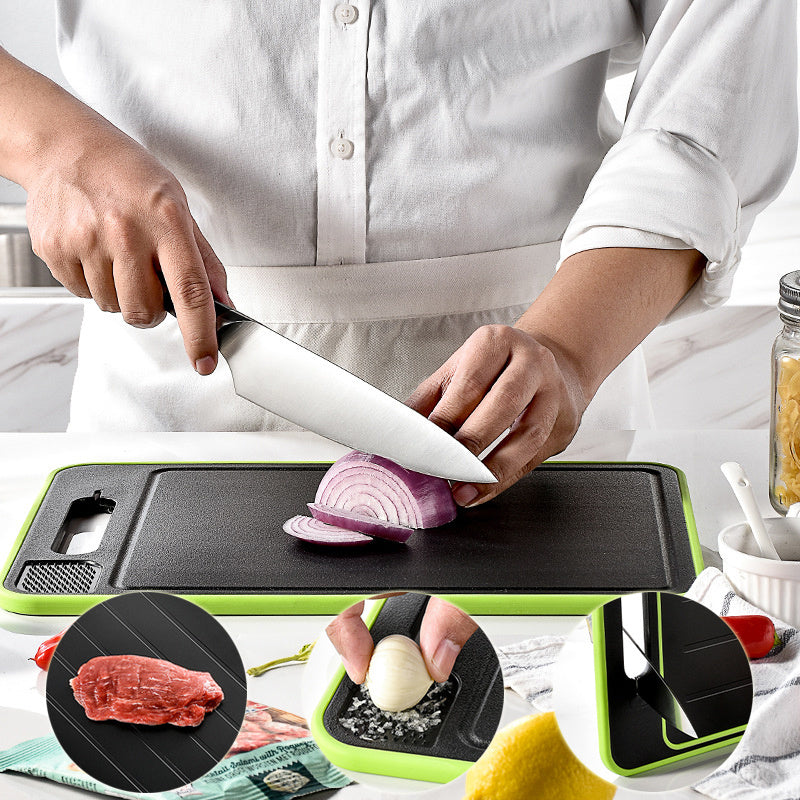 Dual-Function Defrosting Cutting Board