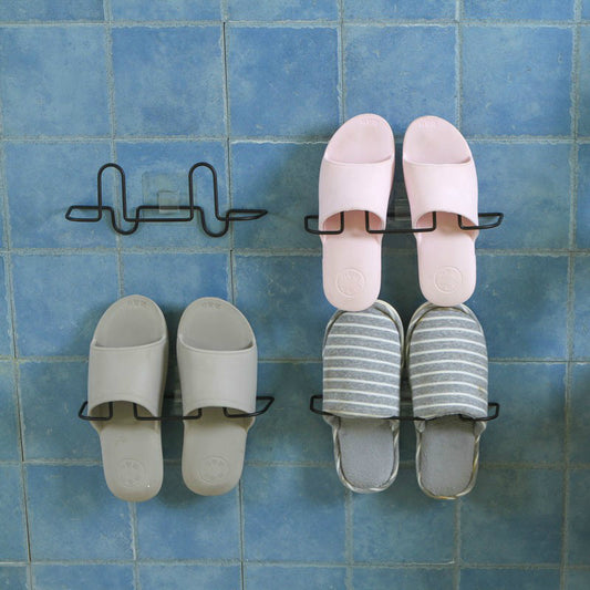 Adhesive Wall-Mounted Shoe Rack