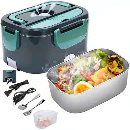 2-in-1 Electric Car & Home Lunch Box