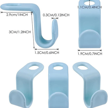 Clothes Hanger Connector Hooks (40-Pack)