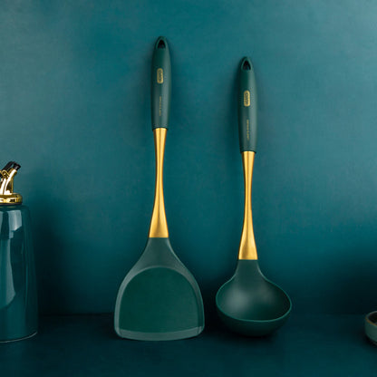 Stainless Steel Silicone Spatula & Spoon Set