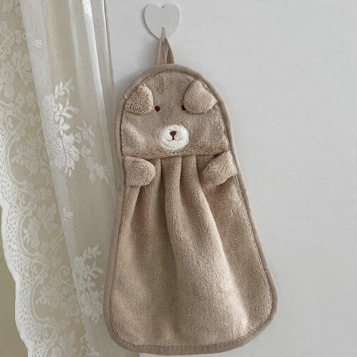 Kids Cartoon Hanging Face Towel