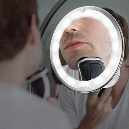 10X LED Makeup Mirror with Gooseneck