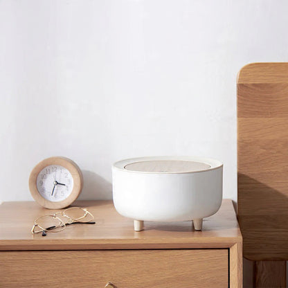 Wooden Tabletop Mini Trash Bin