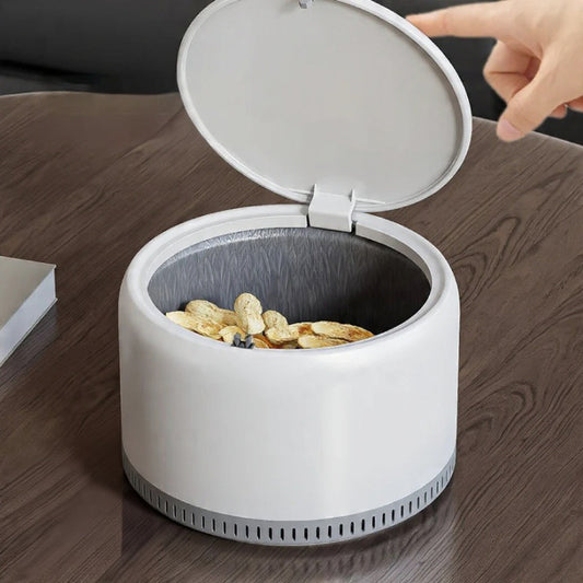 Mini Round Desktop Trash Bin