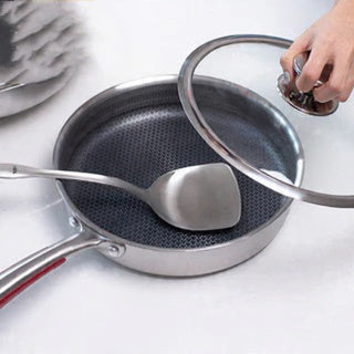 Stainless Steel Honeycomb Non-Stick Pan