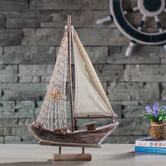 Antique Fishing Boat Decor