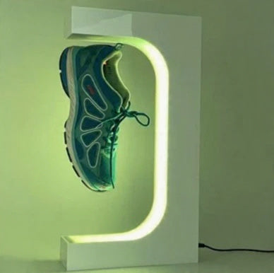 E-Type Magnetic Suspension Shoe Display Rack