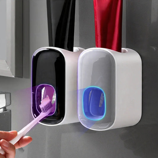 Automatic Toothpaste Dispenser & Holder Set